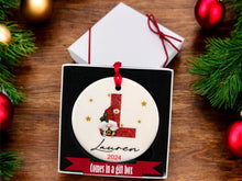 Load image into Gallery viewer, Coworker Christmas Ornament - Funny Best Friend Gift, Work Bestie Present, A Job Made Us Coworkers Ornament 2024

