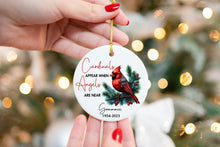 Load image into Gallery viewer, Custom Cardinal Memorial Ornament - In Loving Memory Memorial Ornament - Family Ornament - Personalized Christmas gift - Family Keepsake
