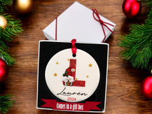 Load image into Gallery viewer, Family of Four Christmas Ornament  Family of 4 - Family Ornament - Personalized Baby&#39;s First Christmas Ornament, First Christmas Ornament
