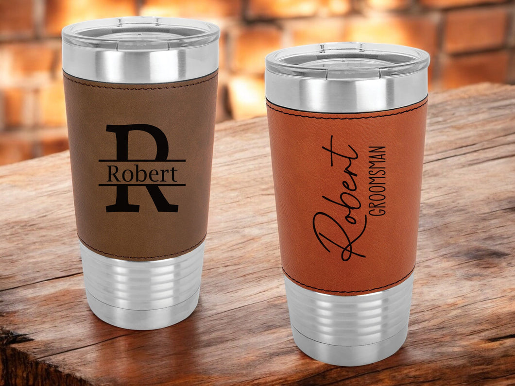 Personalized Tumbler for Men, Groomsmen Gifts, Best Man Gift, Gift for Him, Boyfriend Gift, Bachelor Party Gifts, Dad Gifts, Husband Gift