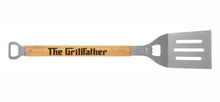 Load image into Gallery viewer, Personalized Spatula, Grilling Spatula, BBQ Spatula, Bamboo Wood Spatula, Engraved Spatula, Dad Spatula, Dad Gift, Fathers Day Gift for Dad
