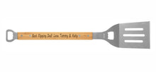 Load image into Gallery viewer, Personalized Spatula, Grilling Spatula, BBQ Spatula, Bamboo Wood Spatula, Engraved Spatula, Dad Spatula, Dad Gift, Fathers Day Gift for Dad
